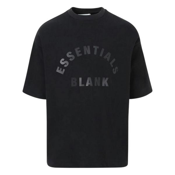 Blank Essentials Mens Arch Crew Neck T-Shirt - Black - 