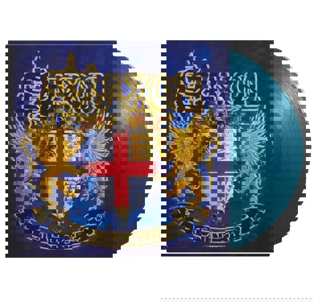 Saxon 'Lionheart' LP 180g Aquamarine Vinyl