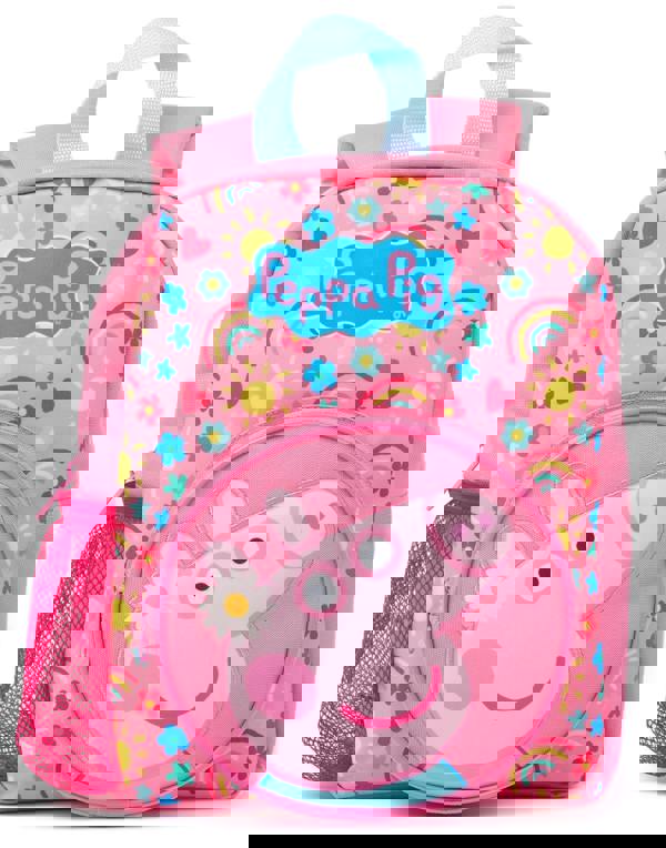 Peppa Pig Girls Pink Character 4 Piece Backpack Set (One Size)