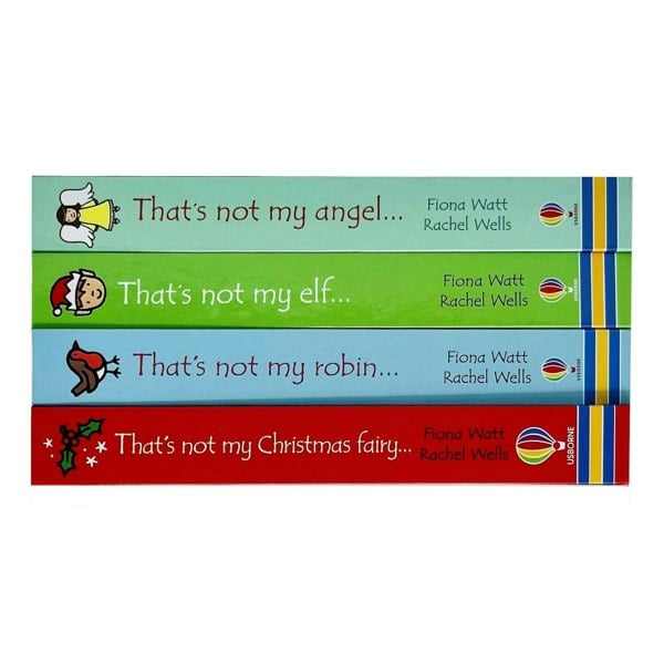 Touchy-Feely Thats not My Christmas 4 Book Set (Christmas Fairy, Robin, Elf & Angel)