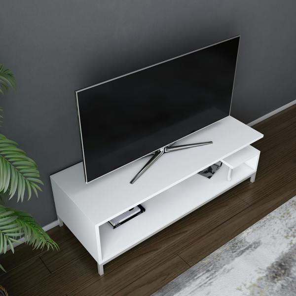 Decorotika Reilly Modern Tv Stand TV Cabinet for TV's up to 55"