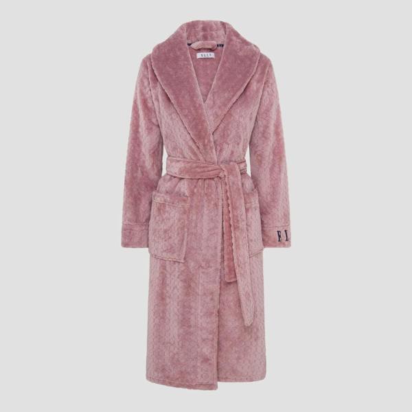 ELLE Hexagon Robe in Dusty Pink