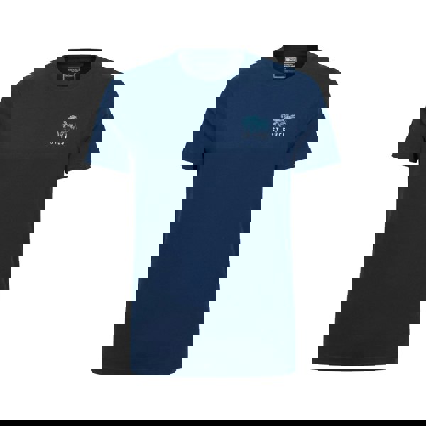 Mountain Warehouse Mens St Ives Printed Organic T-Shirt - Navy