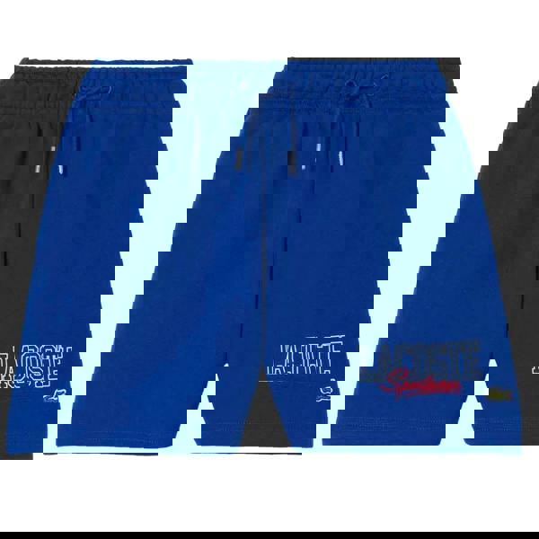 Lacoste Childrens/Kids Fleece Print Shorts - Blue