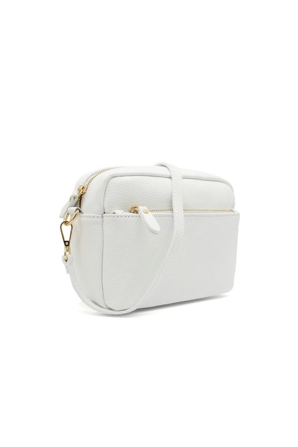 Pluspup Solid Color Crossbody Bag for Women with Adjustable Strap and Zipper