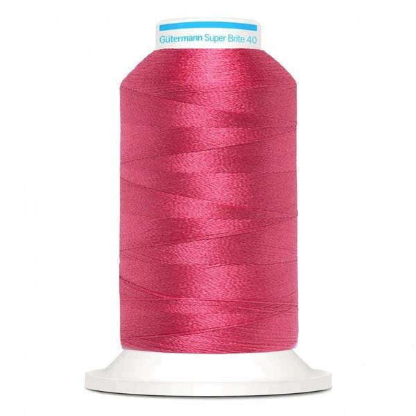 Gutermann Super Brite Polyester 40 Embroidery Thread 1000m Polyester Thread Suitable For Embroidery