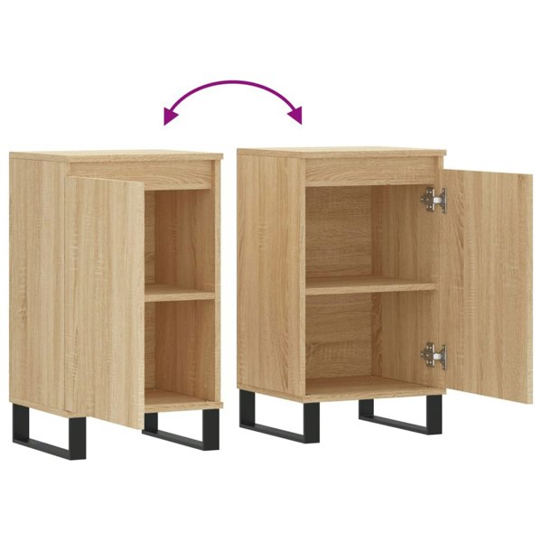 Berkfield Sideboard Sonoma Oak 40x35x70 cm Engineered Wood