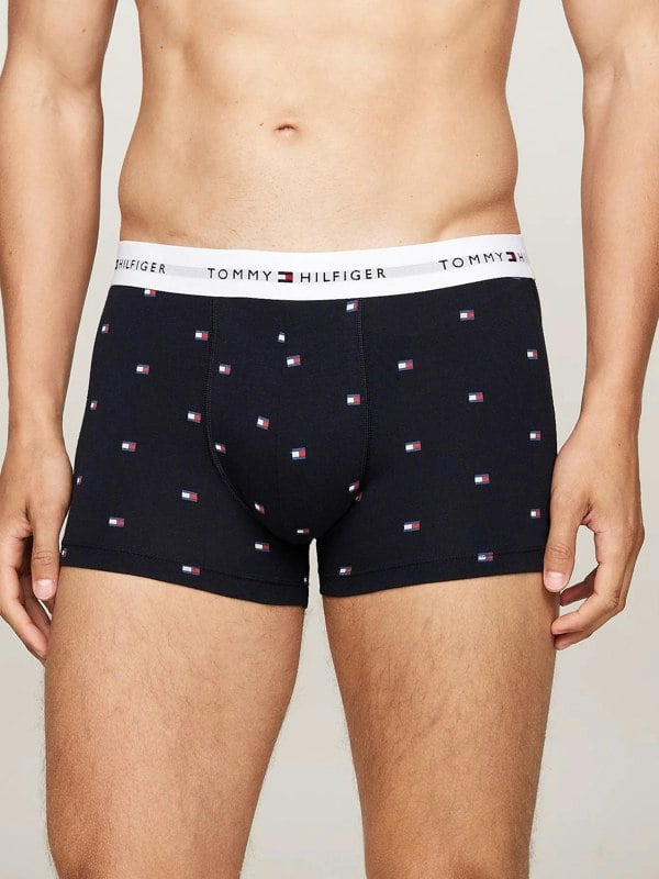 Tommy Hilfiger SIGNATURE COTTON ESS Mens  3 Pack Trunks Multicoloured