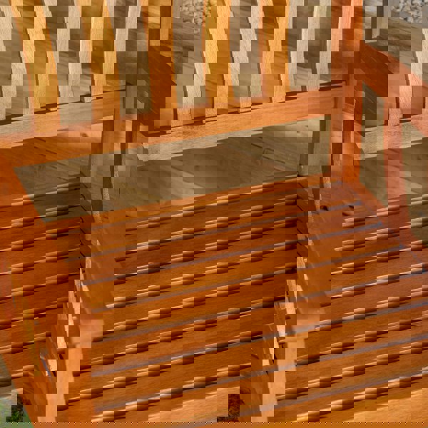 Samuel Alexander Set of 2 Kapalua Outdoor Wooden Garden Slatted Dining Chairs