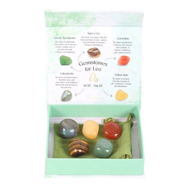 Serano Leo Crystal Tumblestone Set