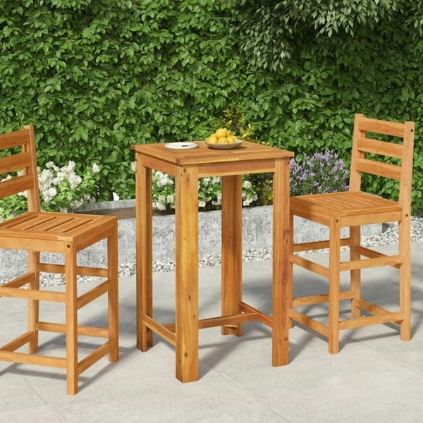 Berkfield Garden Bar Table 60x60x105 cm Solid Wood Acacia