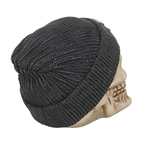 Serano Skull Ornament with Beanie