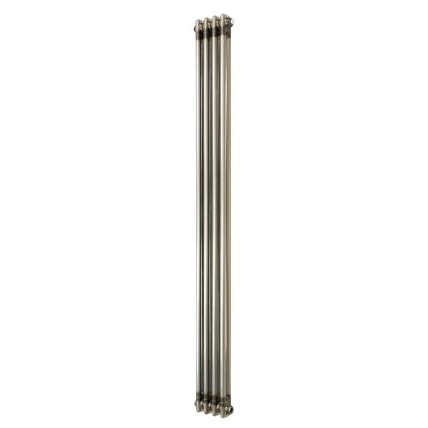 Monstershop Traditional 2 Column Radiator - 1800 x 200mm - Raw Metal