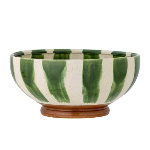 Love Frankie Emerald & Bone XL Stoneware Serving Bowl