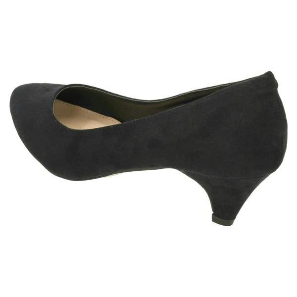 Anne Michelle Ladies Anne Michelle Mid Heel Pointed Toe Court Shoes