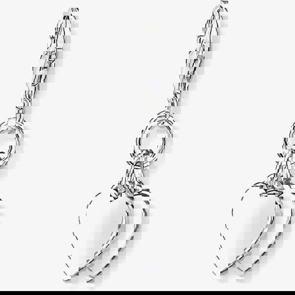 THOMAS SABO Silver 2x Plain Heart Charm 0836-001-12