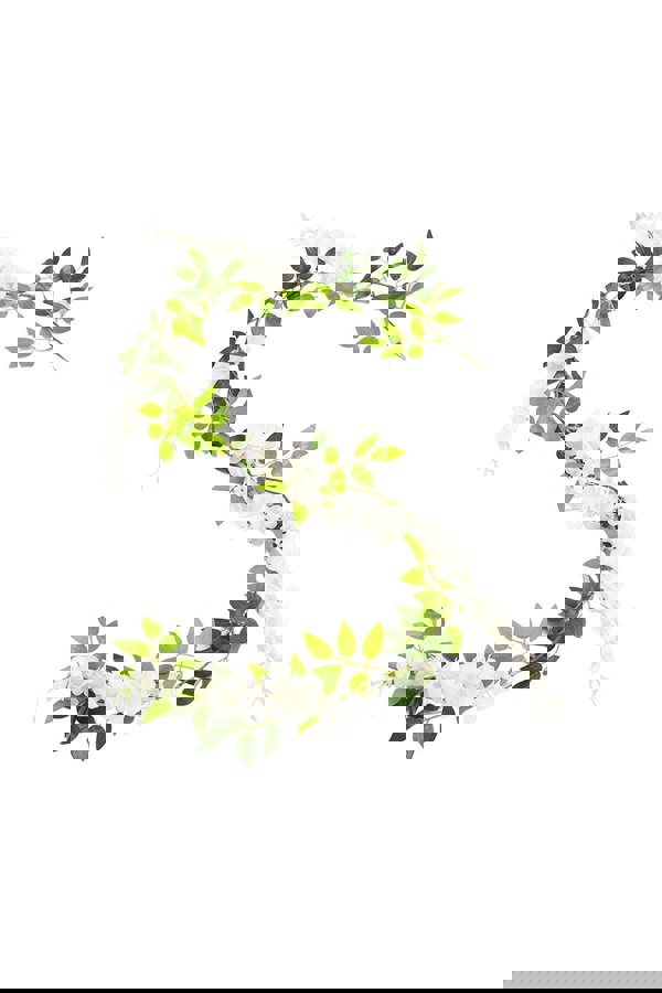 Living and Home 190cm Hanging Artificial Wisteria Garland Fake Silk Flowers Greenery Vine