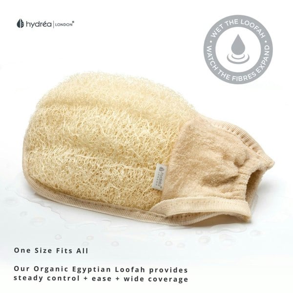 Hydréa London Organic Egyptian Loofah Spa Mitt