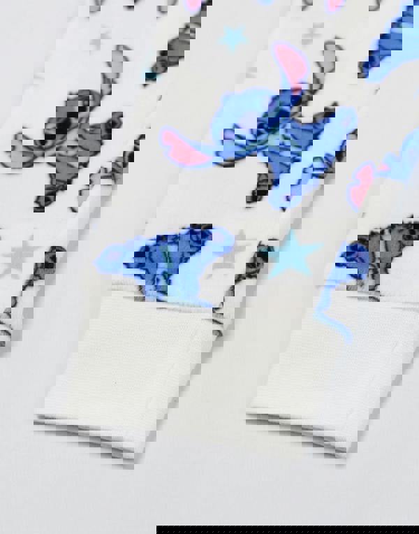 Lilo & Stitch Girls Blue Character Long Sleeve Long Leg Pyjama Set