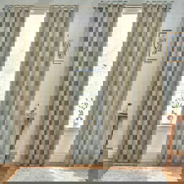 Furn Dawn Eyelet Curtains - Natural