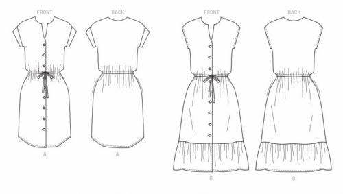 Butterick Sewing Pattern 6758, Dresses for Women, A5 (6-8-10-12-14) - Easy
