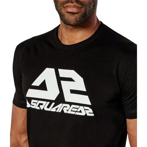 DSquared2 Mens Bold Logo Cool Fit T-Shirt - Black - 