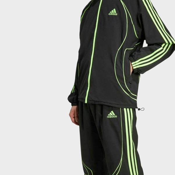 Adidas Originals Teamgeist Training Jacket Black Signal Green