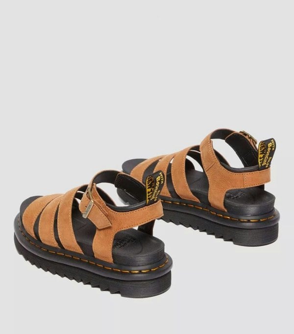 Dr. Martens Blaire Tumbled Nubuck Women's Desert Brown Sandals