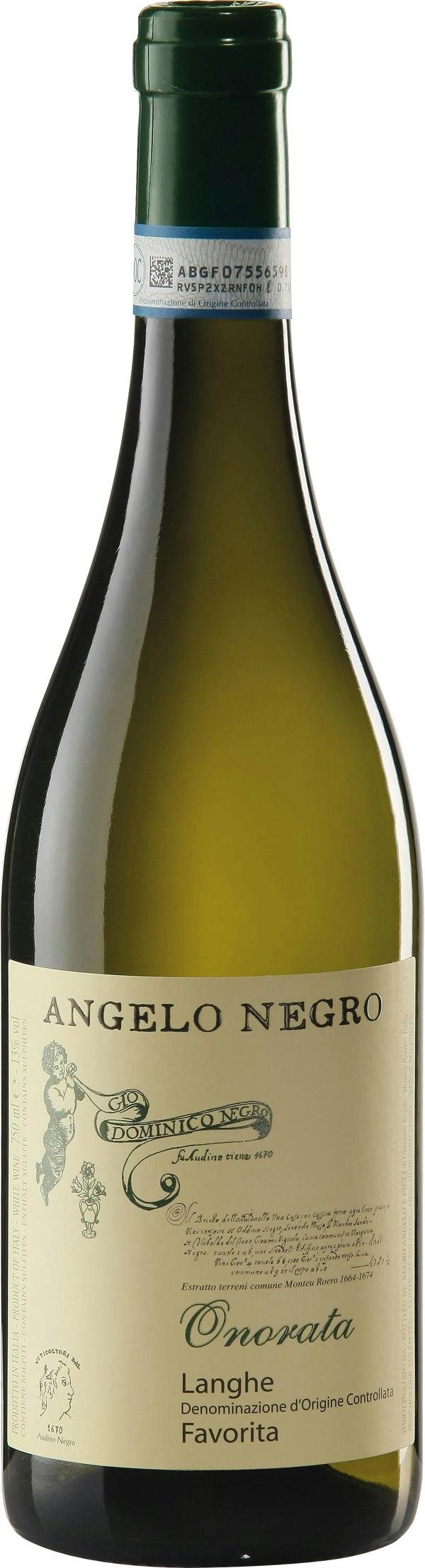Azienda Agricola Negro Onorata Langhe Favorita 2024 75cl
