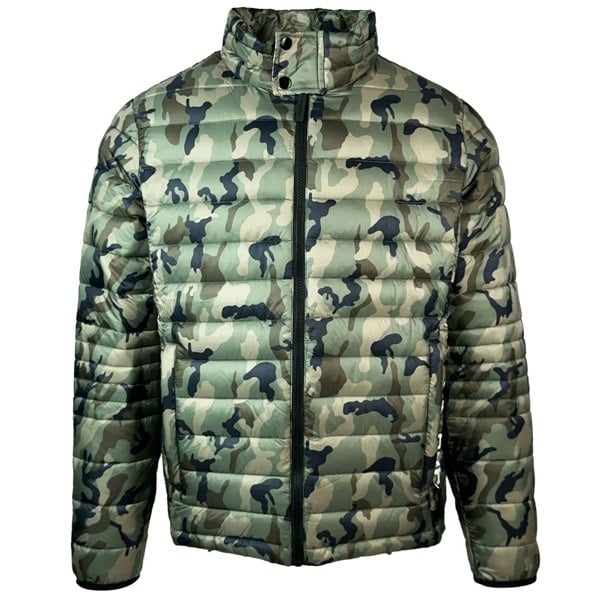 Plein Sport Plain Padded Jacket - Camo Green