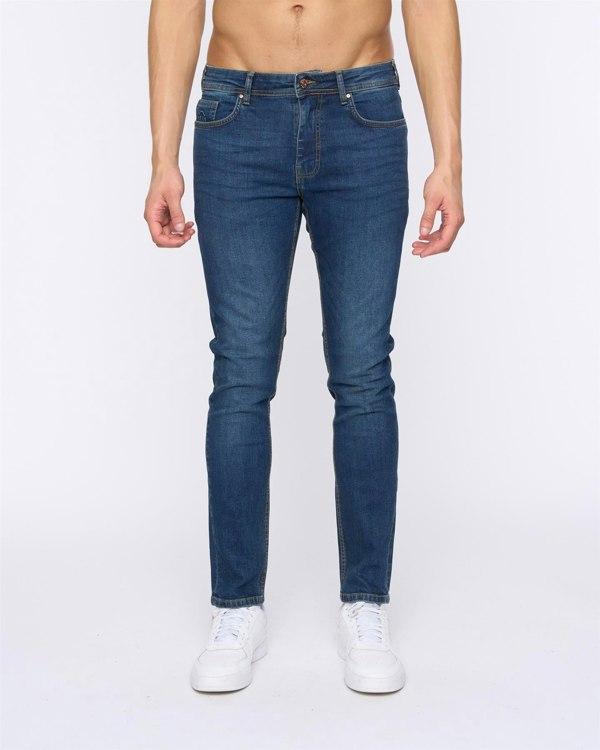 Duck and Cover Overburg Tapered Jeans Dark Wash