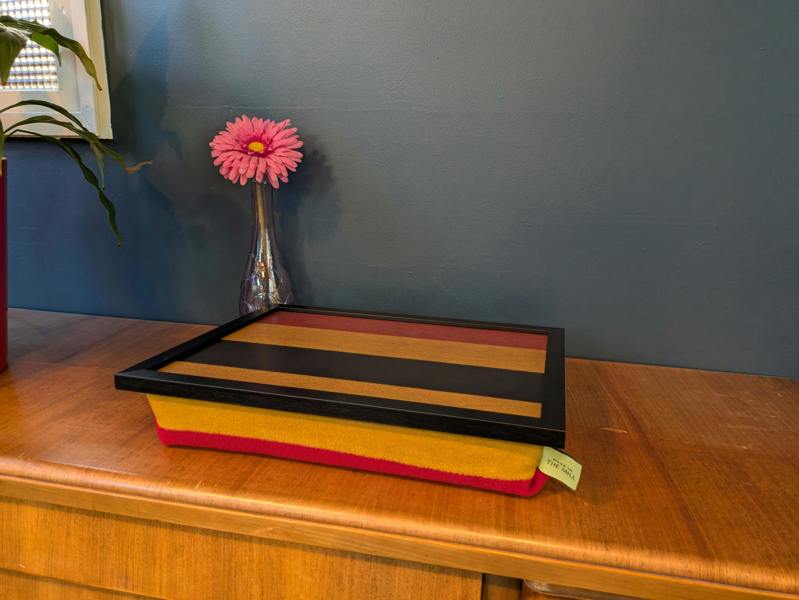 Made in the Mill Luxury Newmarket Lap Tray with Bean Bag Base