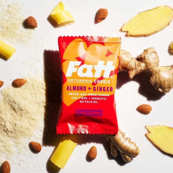 Fattbar Almond + Ginger Keto Cookie