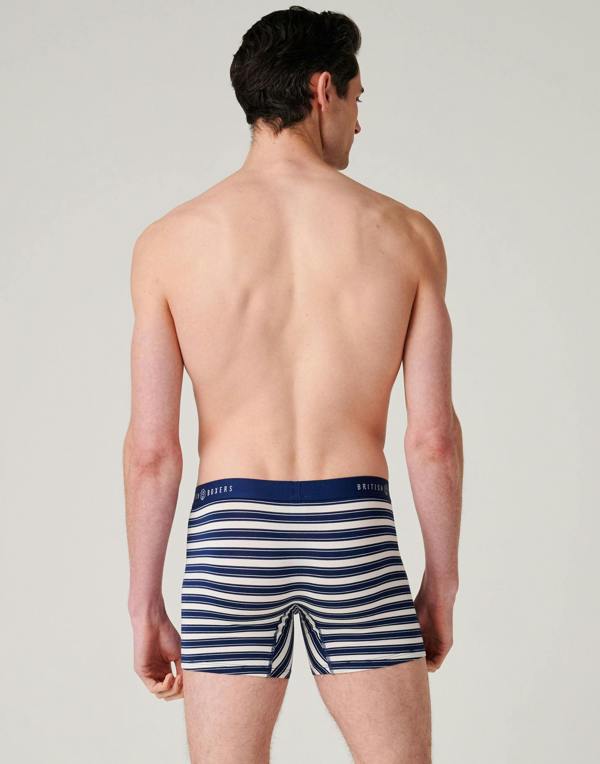 British Boxers Men's Bamboo Stretch Trunks – Regatta Stripe