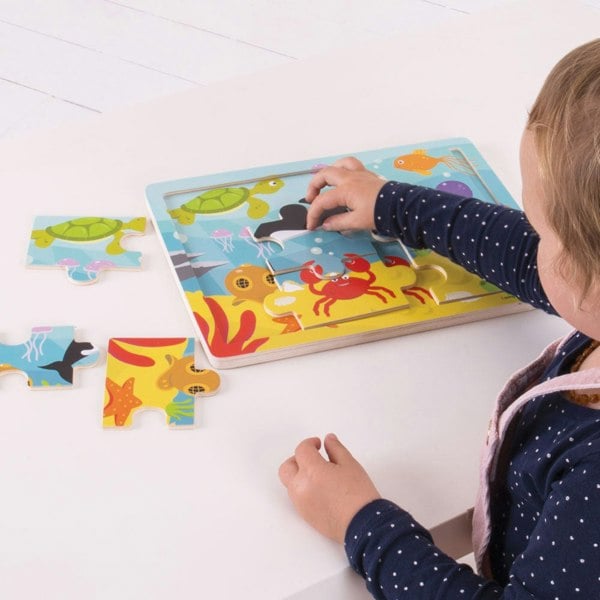 Bigjigs Toys Tray Puzzle (Underwater)