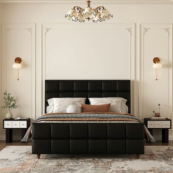 Thessaly Modern Double Bed-Weilai Concept-Weilai Concept