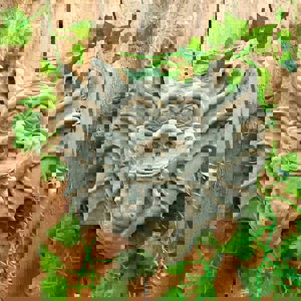 Delightful Stone Cast Thinking Gargoyle Ornament