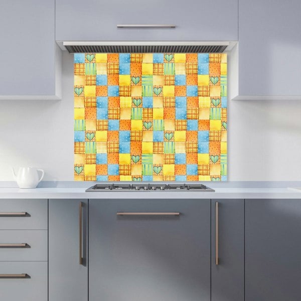 Warren Reed - Designer Baby Watercolour Blanket Pattern Kitchen Splashback