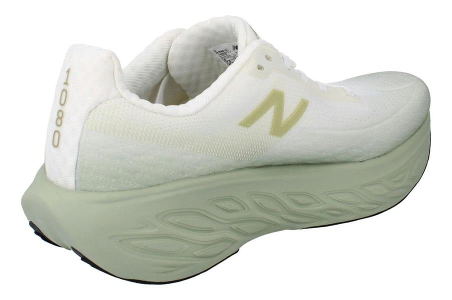 New Balance 1080 V14 Mens Running Trainers  M108014L - White Green M108014L - Photo 2