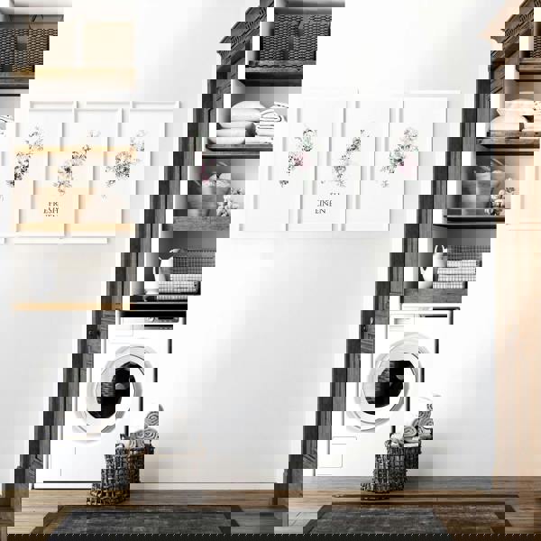 Decorative Laundry Room Accessories | Set of 3 wall art prints