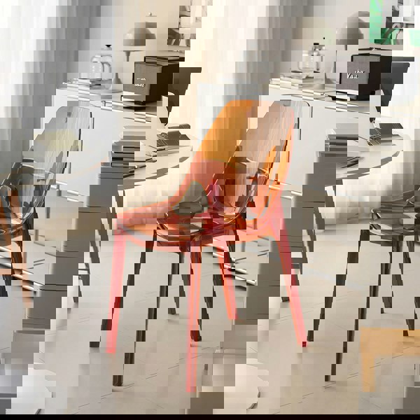 Rit Concept Schmitt Ghost Chair, Plastic Dining Chair, Acrylic