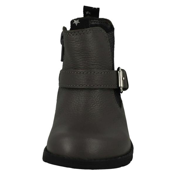 Clarks Girls Clarks Buckle Detailed Heeled Ankle Boots Dabi River T