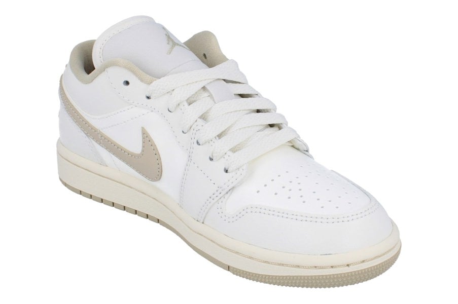 Nike Womens Air Jordan 1 Low Trainers Dc0774  112 - Sail Rattan Pale Ivory 112 - Photo 3