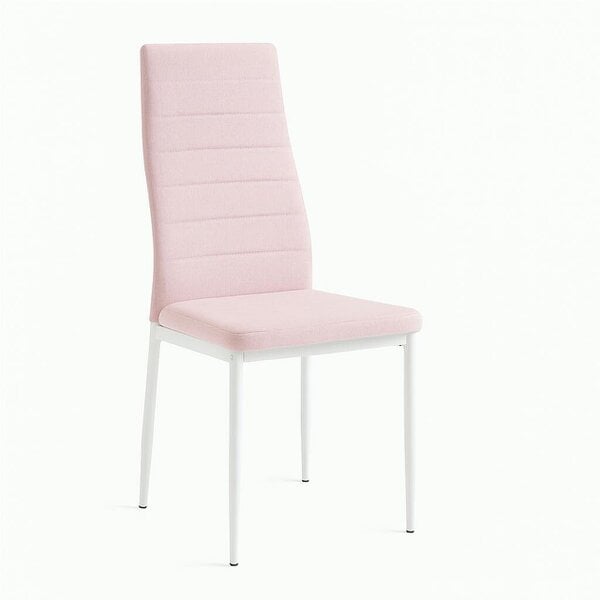 Kosy Koala Dining Chairs Set of 4 Pink Faux Leather Kitchen Chairs Dining Room Furniture