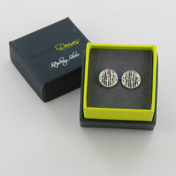 Sterling Silver Birch Earrings - Reeves & Reeves