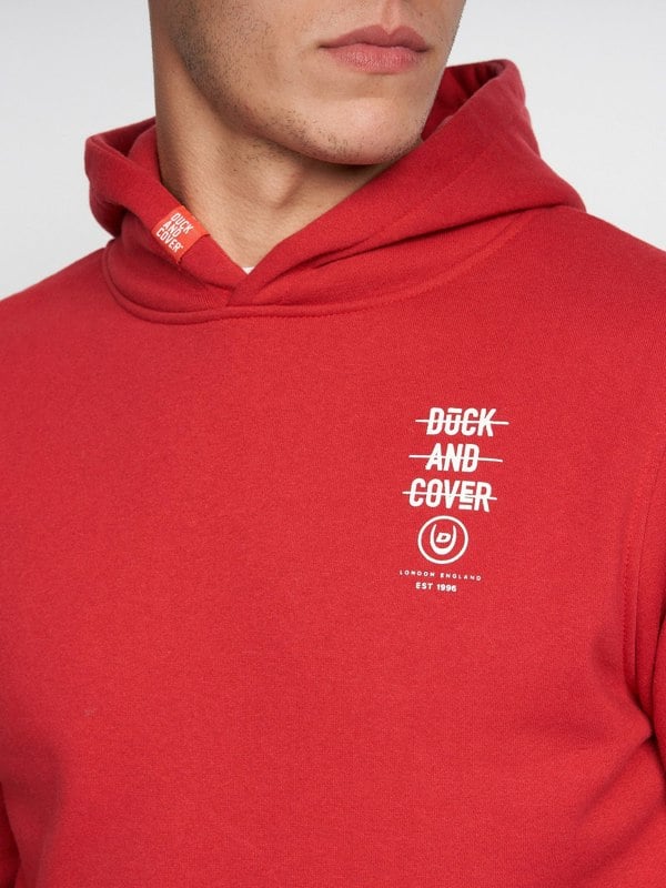 Duck and Cover Lenta Hoodie - Red