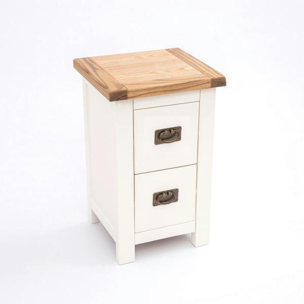 Cabinet Bits Lovere 2 Drawer Petite Bedside Table