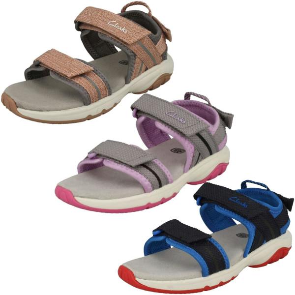 Clarks Childrens Clarks Water Friendly Strappy Sandals Expo Sea