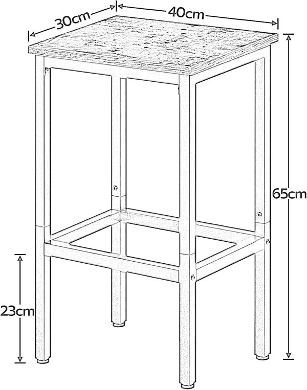 Rafaelo Mobilia Set of 2 Counter Height Stools