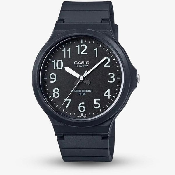 Casio Black Resin Classic Round Watch MW-240-1BVEF